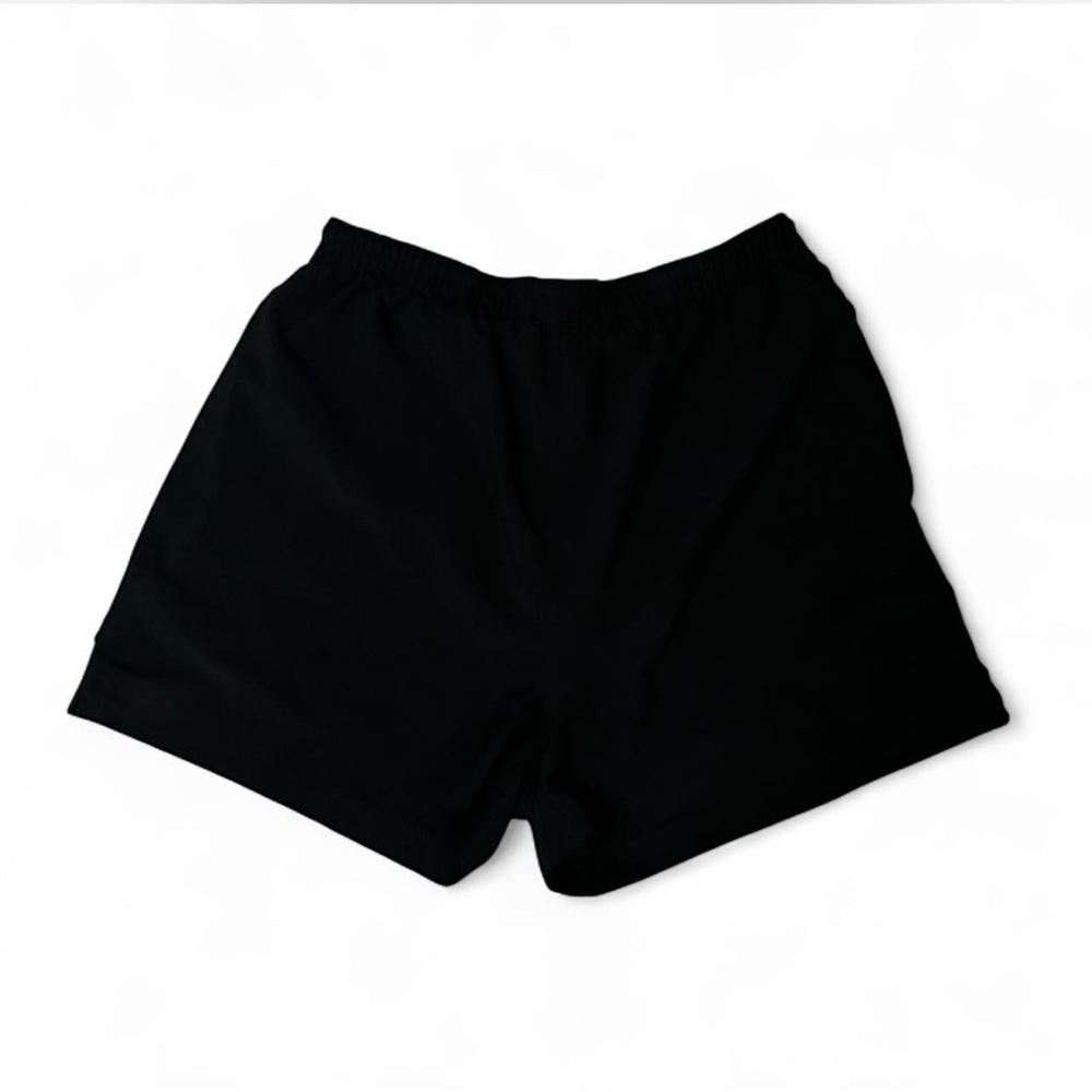 Black S cotton shorts with elastic waistband